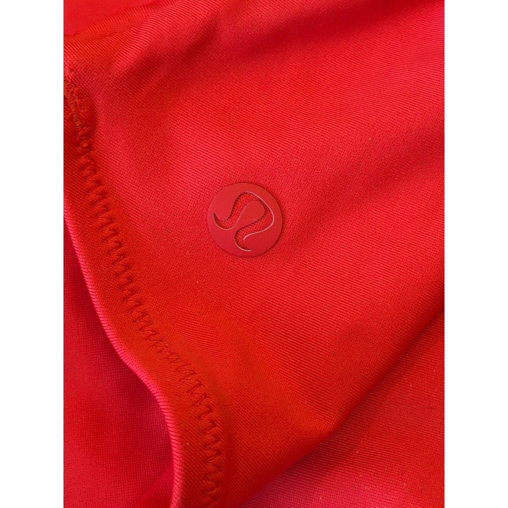 Lululemon Waterside High Neck Swim One-Piece Medium Coverage Red Size 10